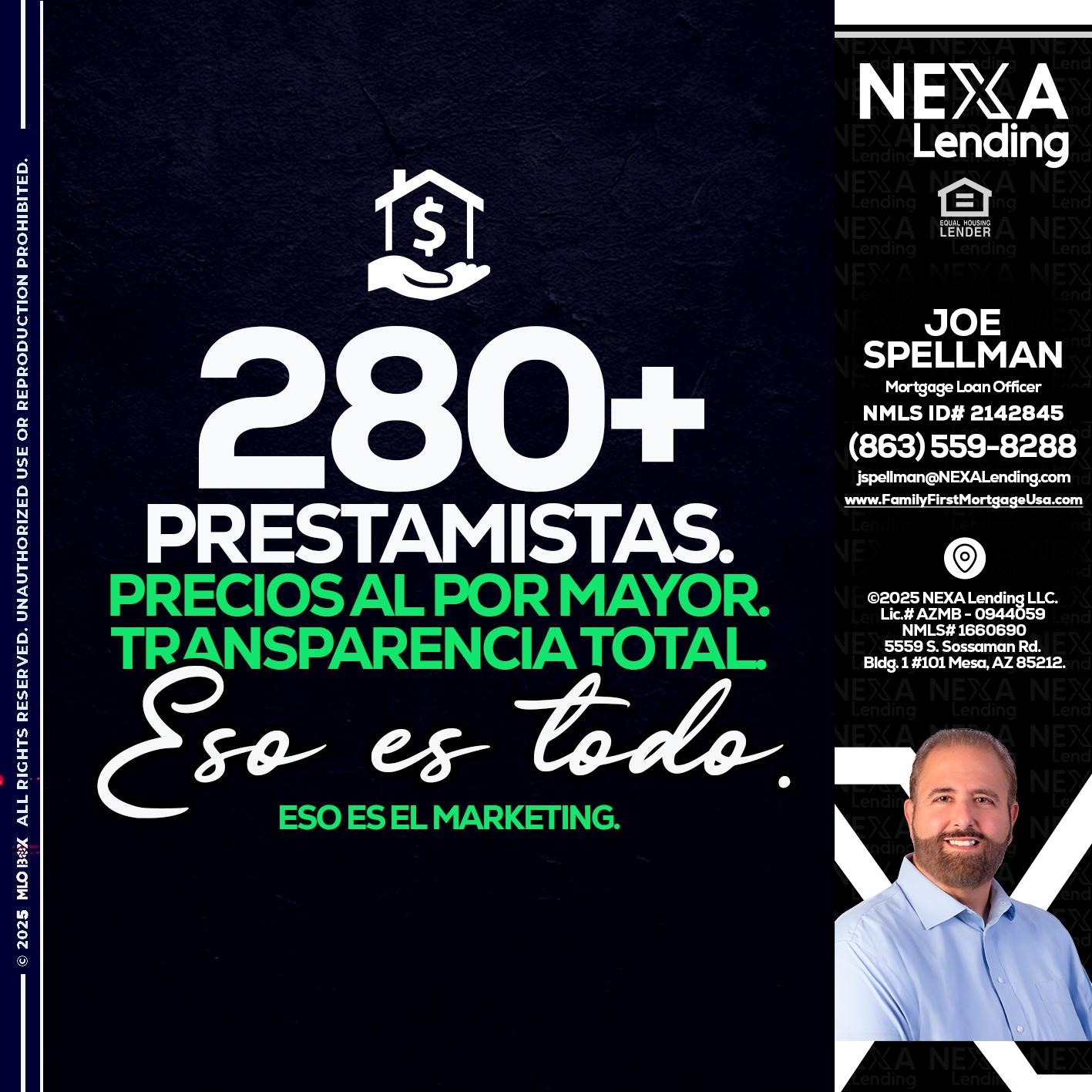 280+ LENDERS - Joe Spellman -Mortgage Loan Originator