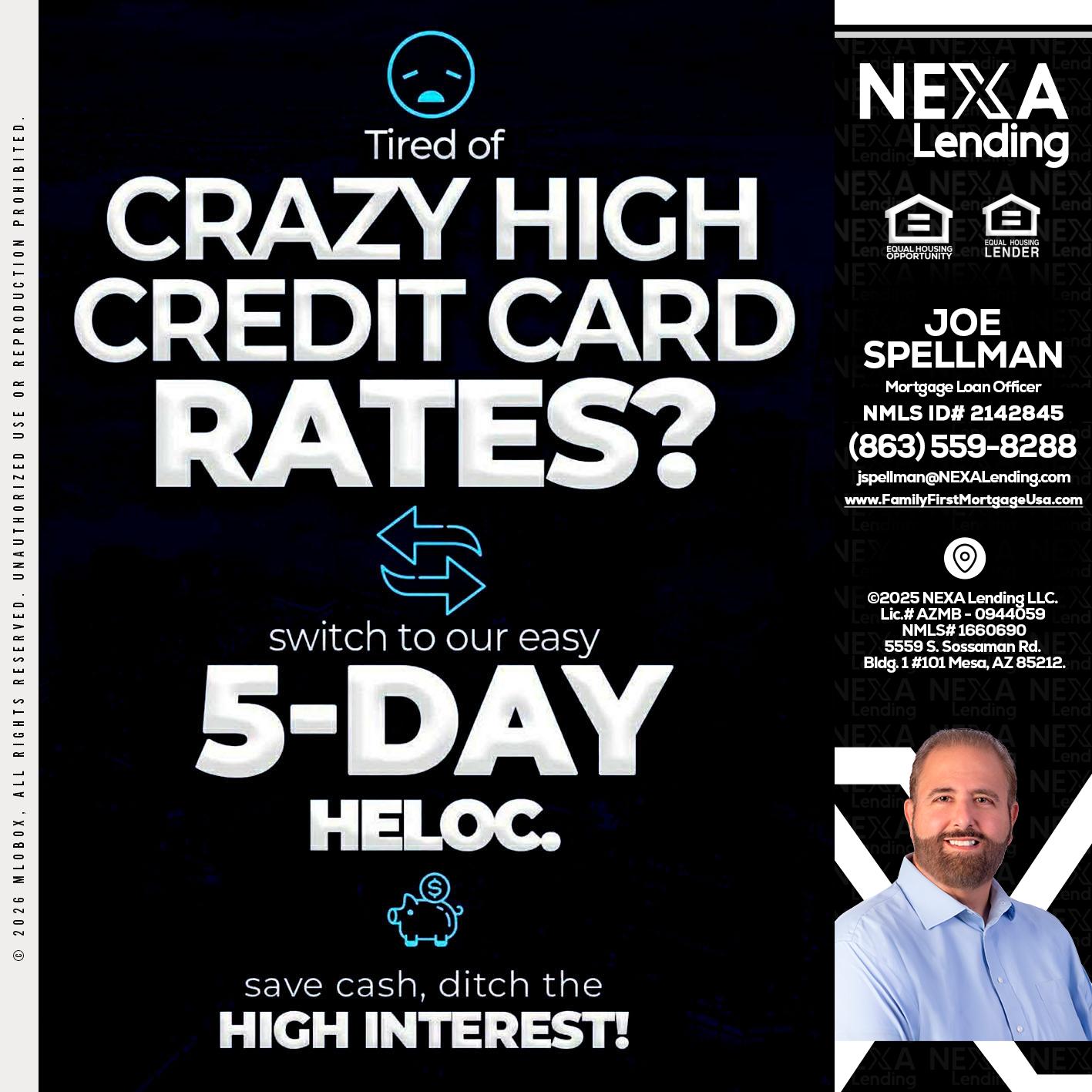 CRAZY HIGH - Joe Spellman -Mortgage Loan Originator