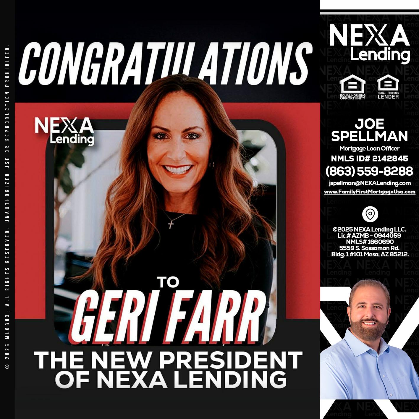 CONGRATULATIONS - Joe Spellman -Mortgage Loan Originator