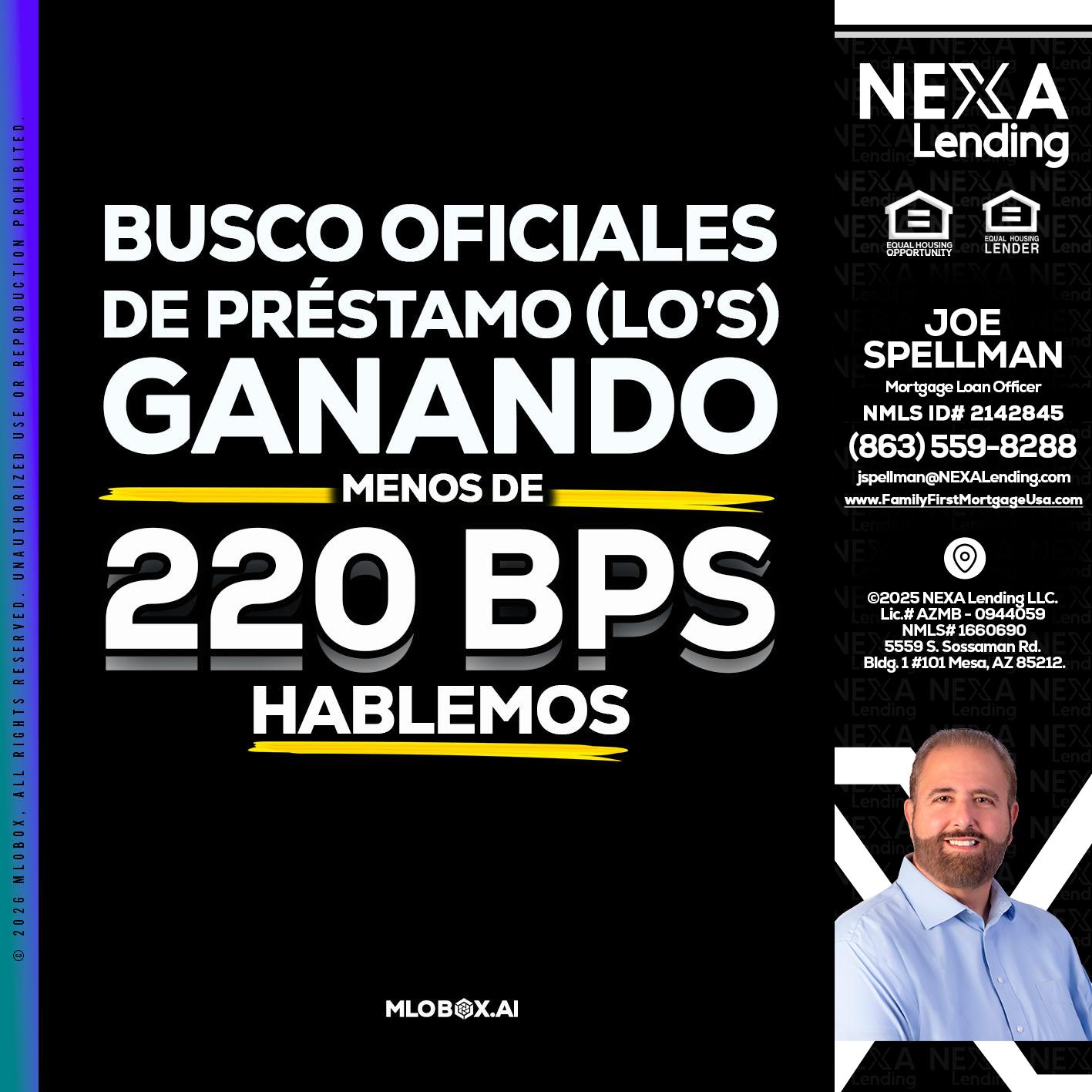 BUSCO OFICIALES - Joe Spellman -Mortgage Loan Originator