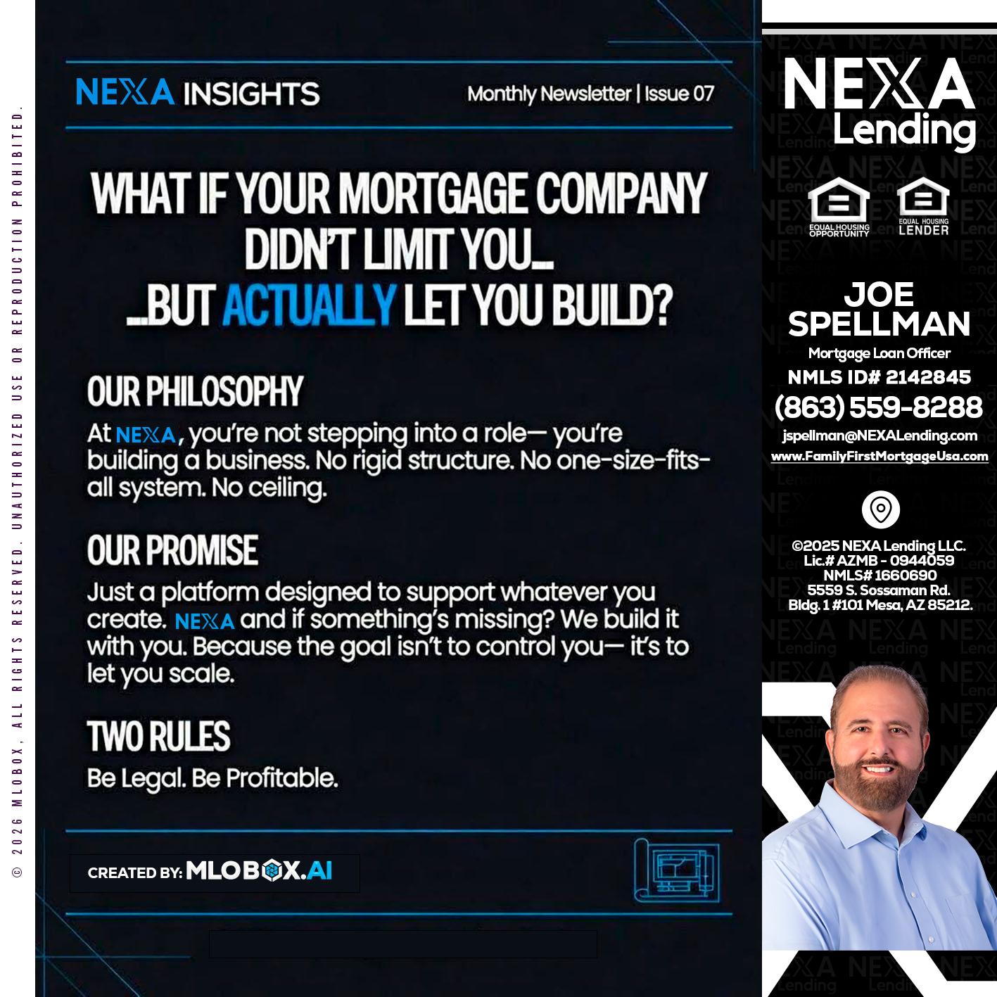 NEXA INSIGHTS - Joe Spellman -Mortgage Loan Originator