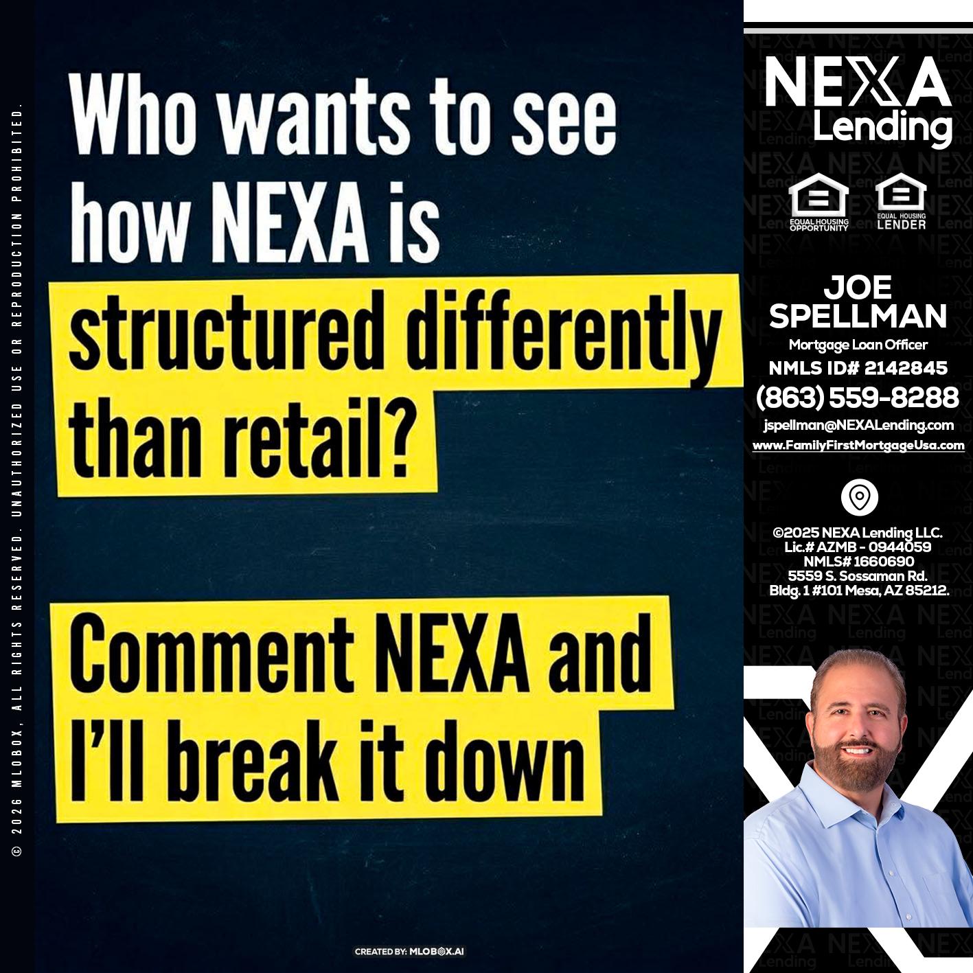 who want to see - Joe Spellman -Mortgage Loan Originator