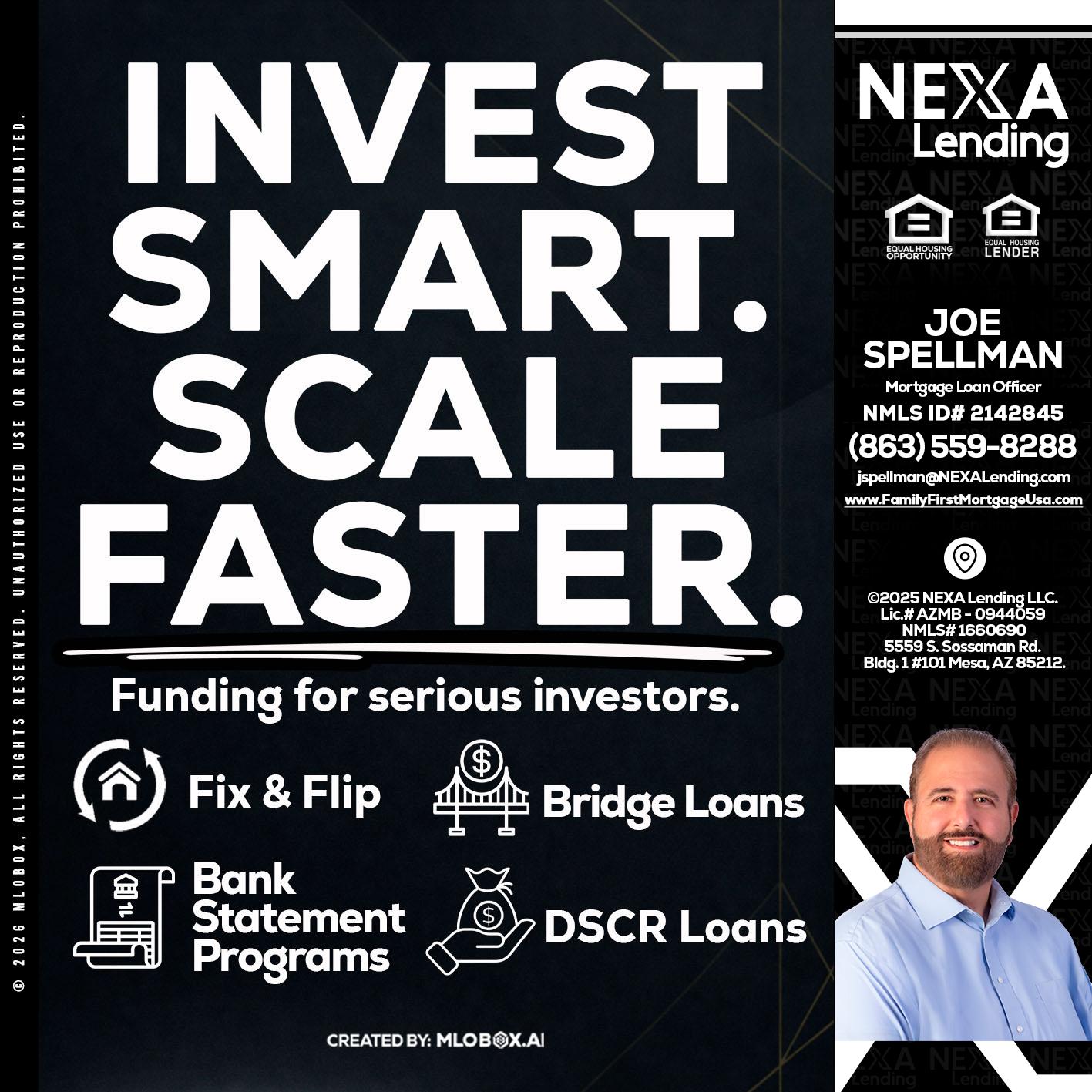 INVEST SMART - Joe Spellman -Mortgage Loan Originator