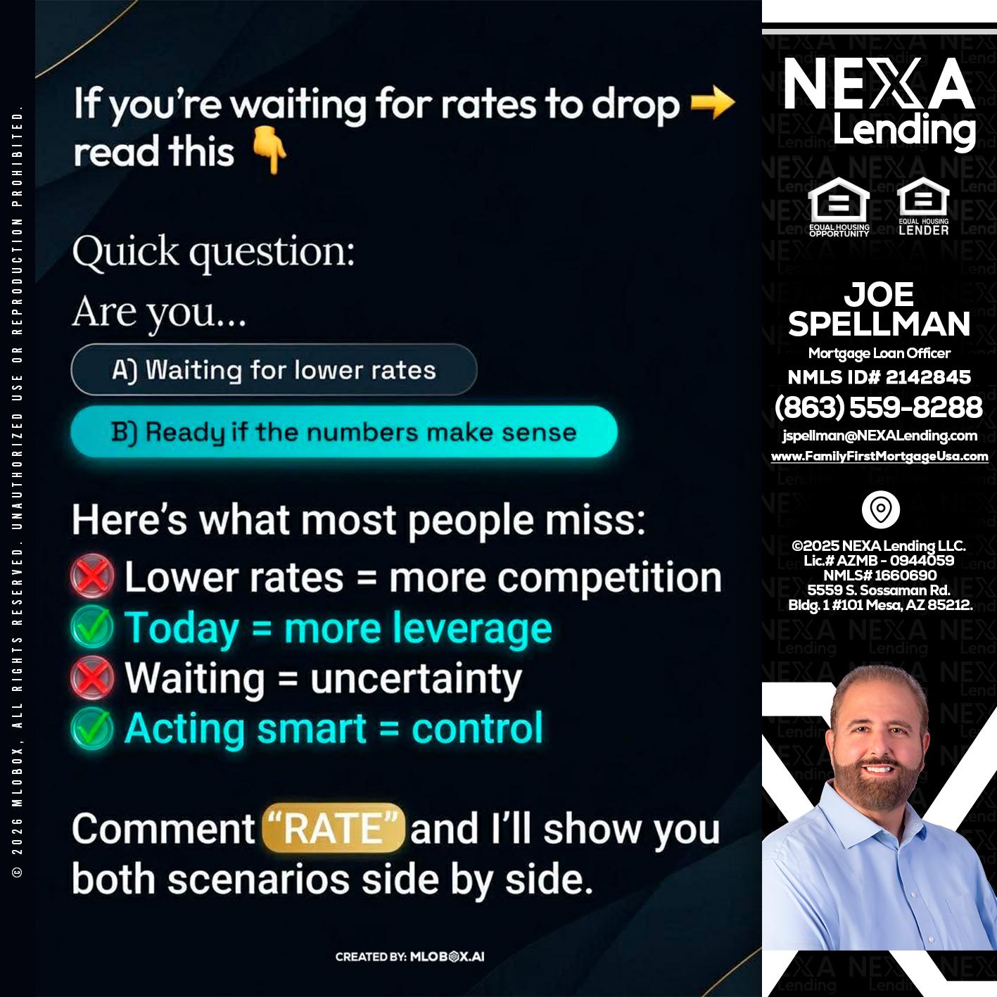 IF YOU ARE - Joe Spellman -Mortgage Loan Originator