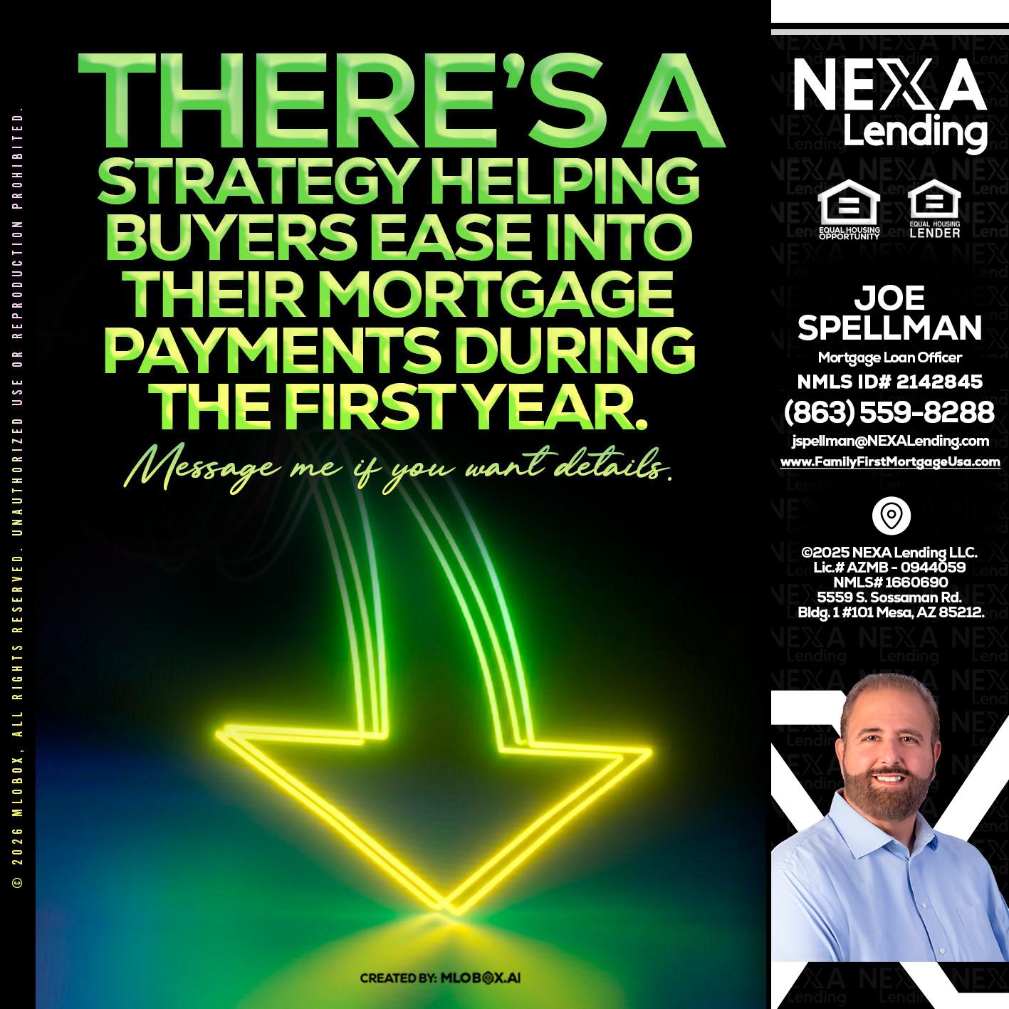 THERES A STATEGY - Joe Spellman -Mortgage Loan Originator
