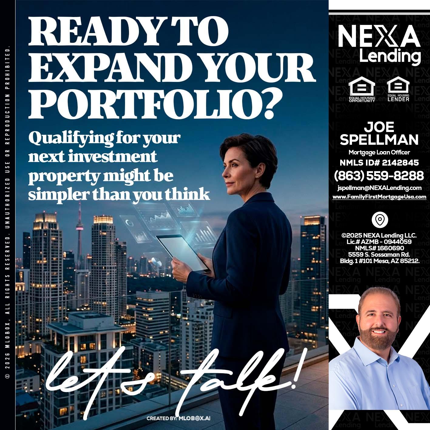 READY TO EXPAND - Joe Spellman -Mortgage Loan Originator