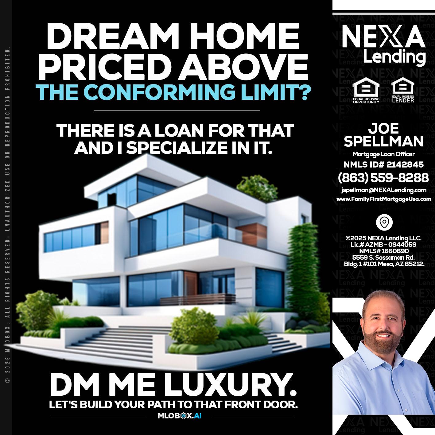 DREAM HOME - Joe Spellman -Mortgage Loan Originator